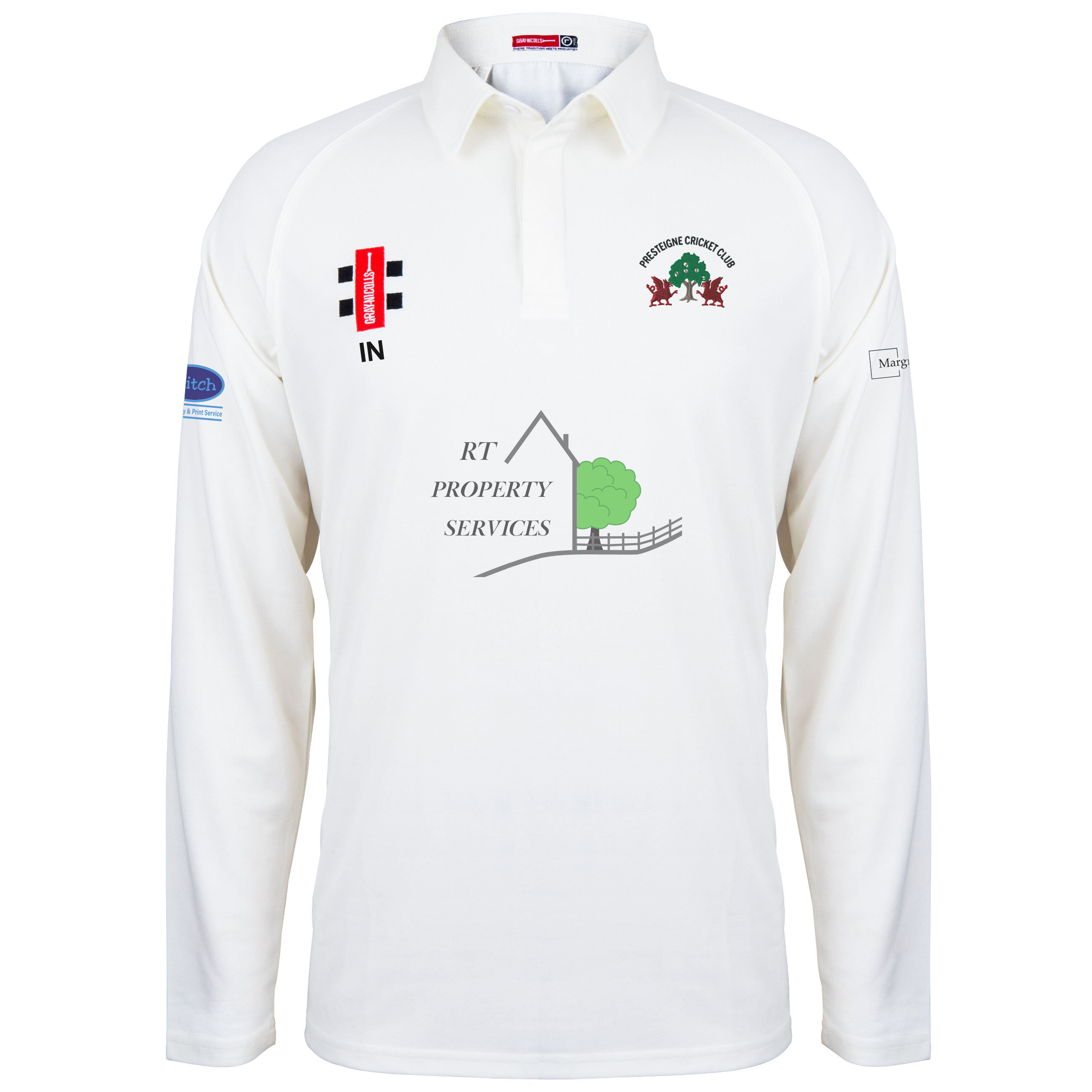 gray-nicolls-presteigne-cc-matrix-v2-maglia-cricket-manica-lunga-junior-avorio image 1