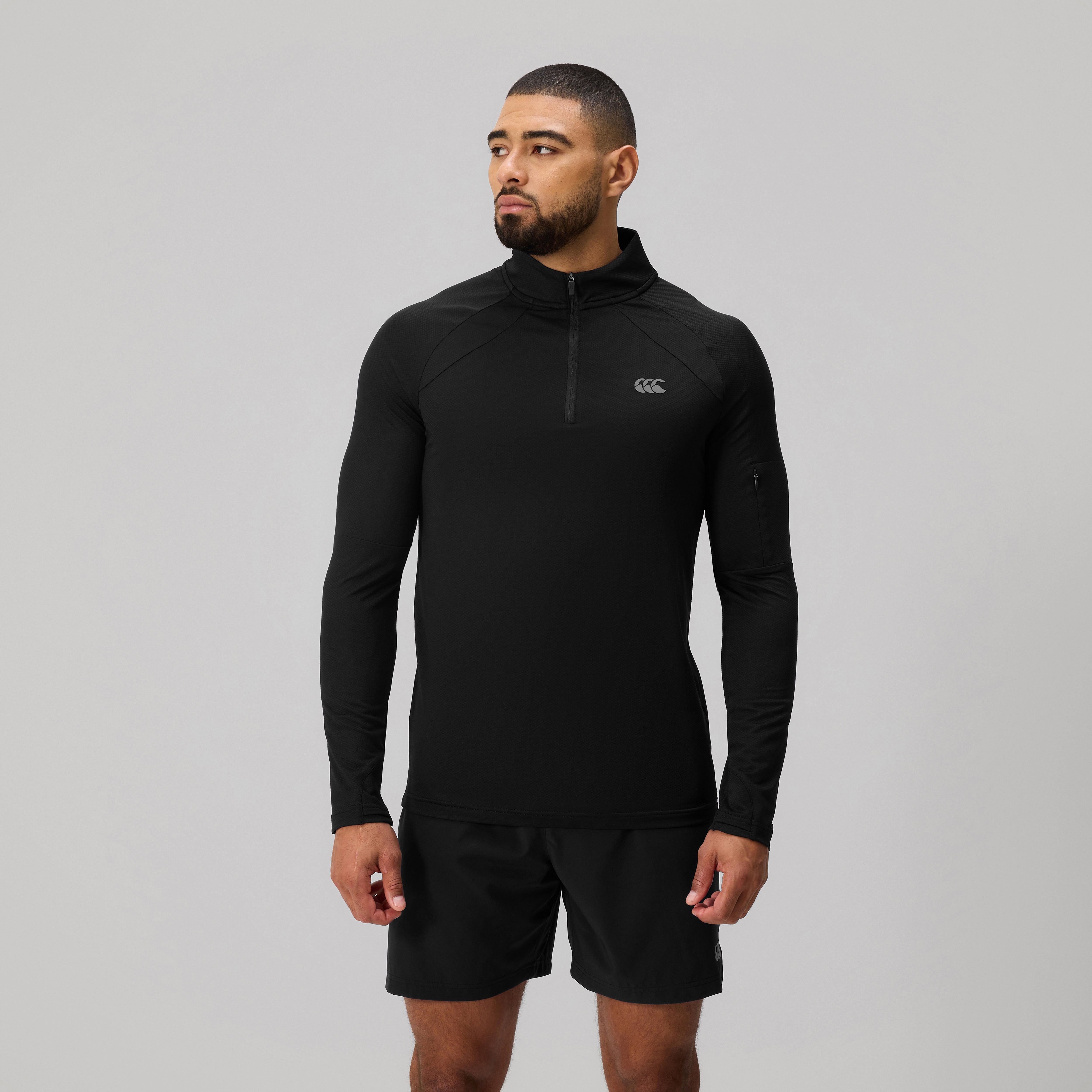 canterbury-tempo-quarter-zip-uomo-nero image 3