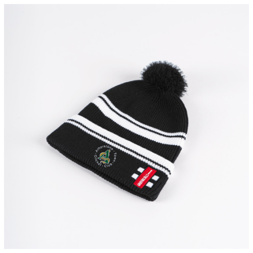 gray-nicolls-atherstone-cc-cappello-con-pon-pon-nero-senior image 1