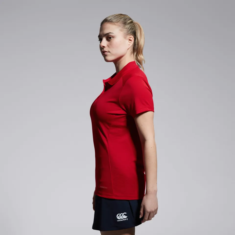 canterbury-club-dry-polo-donna-rossa image 1