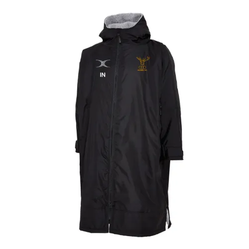 gilbert-rugby-all-weather-change-robe-giacca-accappatoio-bracknell-rfc-senior-ne image 1