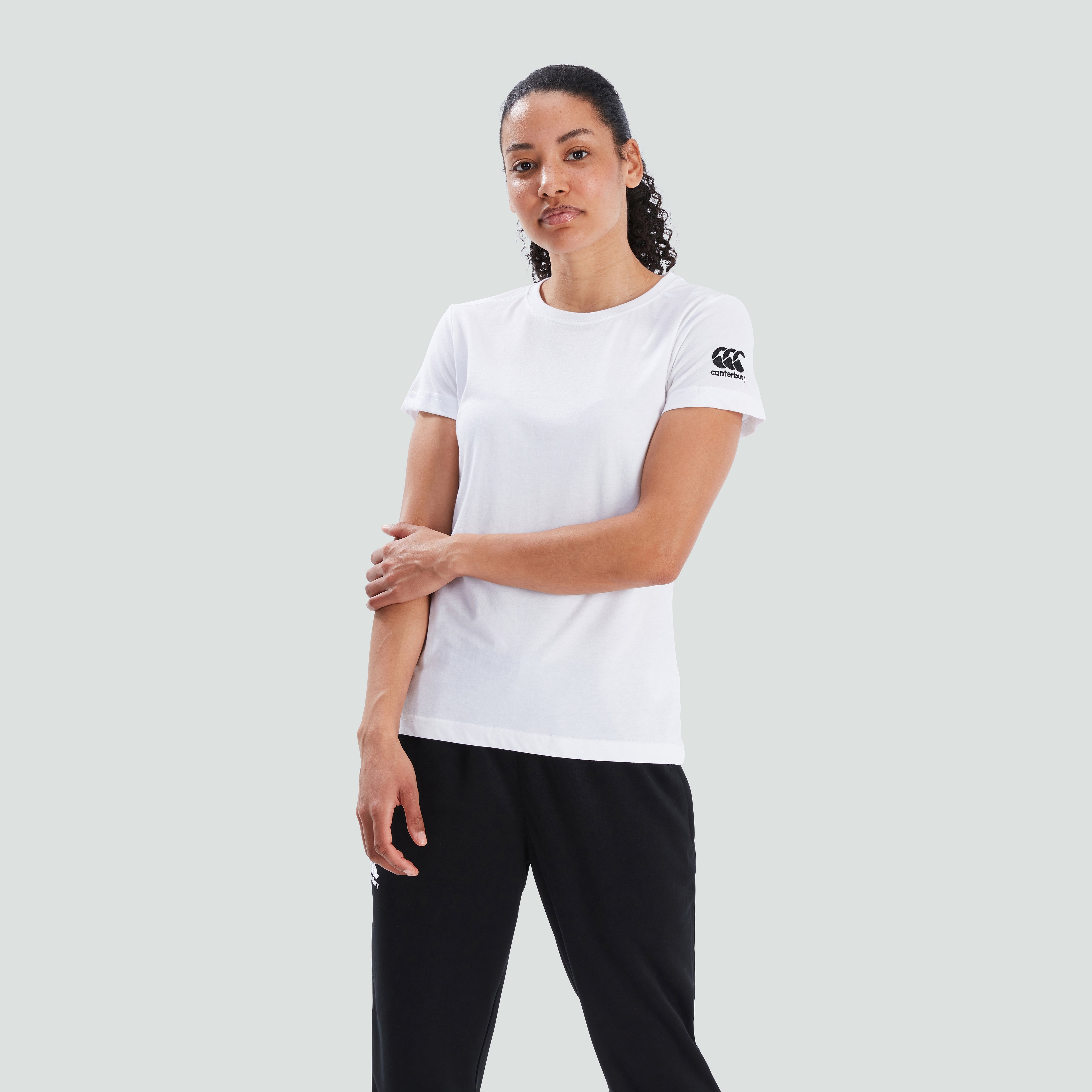 canterbury-club-plain-tee-donna-bianco image 3
