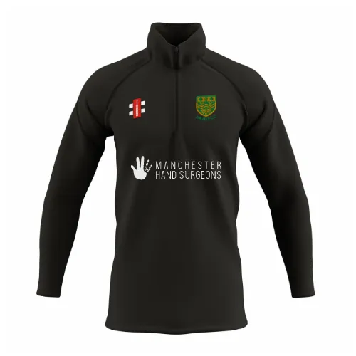 gray-nicolls-cheadle-cc-cheshire-senior-gts-1-4-zip-fleece-black image 1