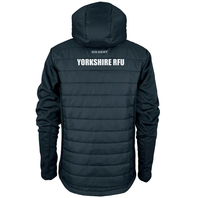 gilbert-rugby-yorkshire-rfu-allenatori-felpa-pro-active-1-4-zip-blu-navy image 1