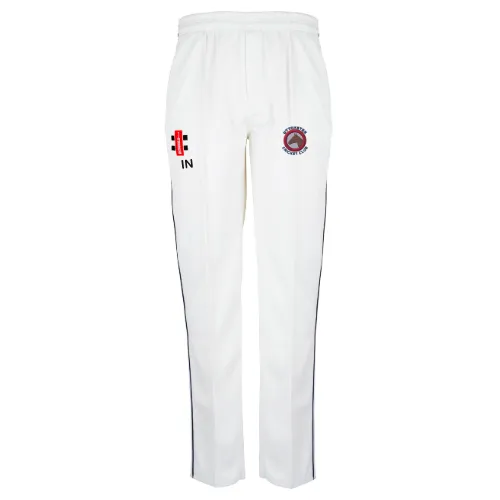gray-nicolls-uttoxeter-cc-junior-matrix-v2-pantaloni-cricket-avorio-navy image 1