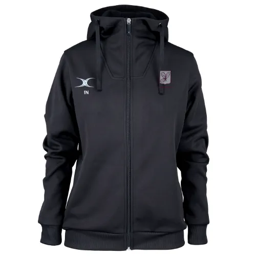 gilbert-rugby-pro-felpa-cappuccio-donna-surrey-rugby-nero image 1