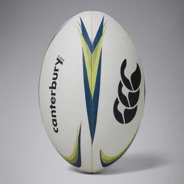 canterbury-mentre-pallone-da-rugby-allenamento-bianco image 1