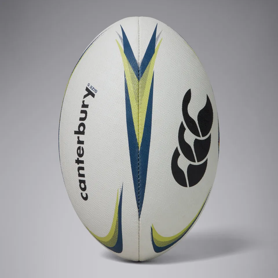 canterbury-mentre-pallone-da-rugby-allenamento-bianco image 1