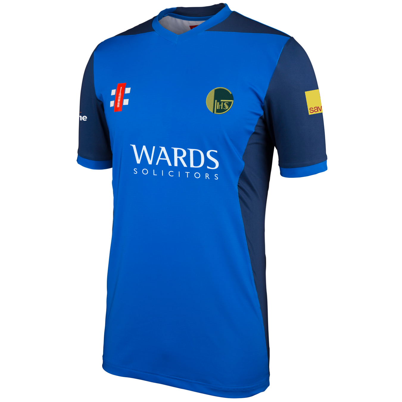 gray-nicolls-golden-hill-cc-junior-pro-performance-maglia-t20-manica-corta-royal image 1