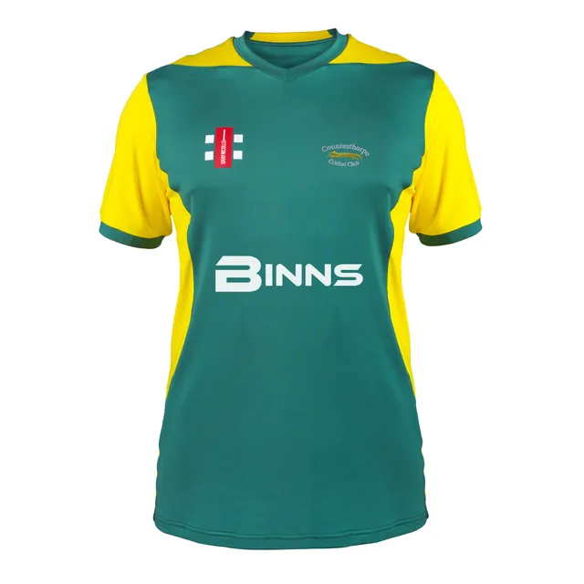 gray-nicolls-pro-performance-maglia-t20-countesthorpe-cc-senior-verde-giallo-man image 1