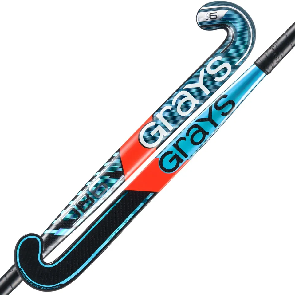 grays-db6-mazza-hockey-junior-composito-nero-blu-dynabow-micro image 1