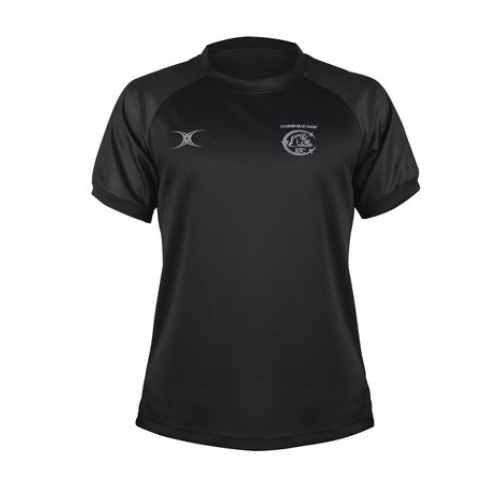 gilbert-rugby-cumbernauld-rfc-evo-t-shirt-manica-corta-senior-nero image 1