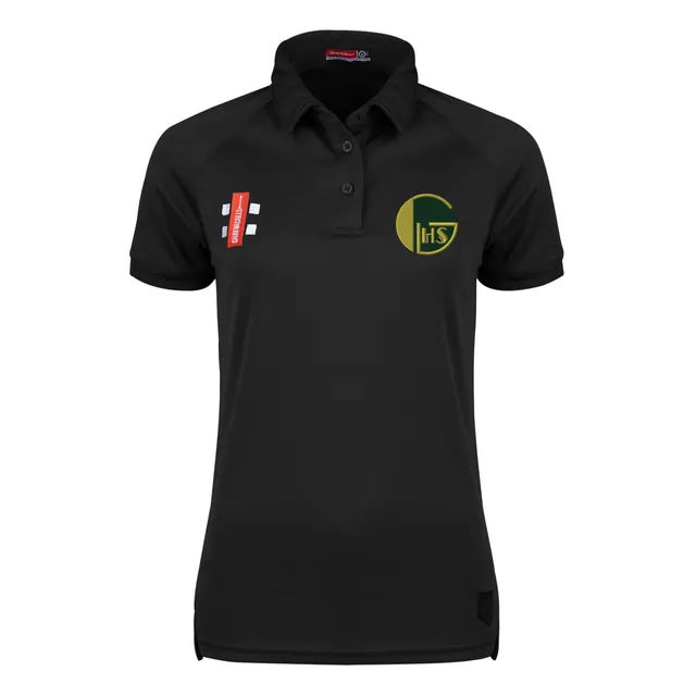 gray-nicolls-matrix-v2-polo-donna-manica-corta-golden-hill-cc-nero image 1