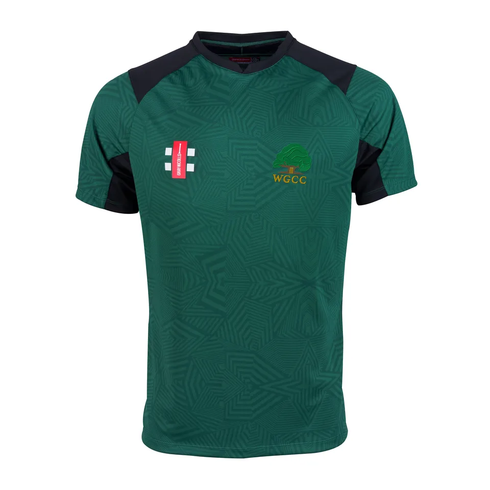 gray-nicolls-wisborough-green-cc-junior-pro-t20-maglia-m-c-verde-nero image 1