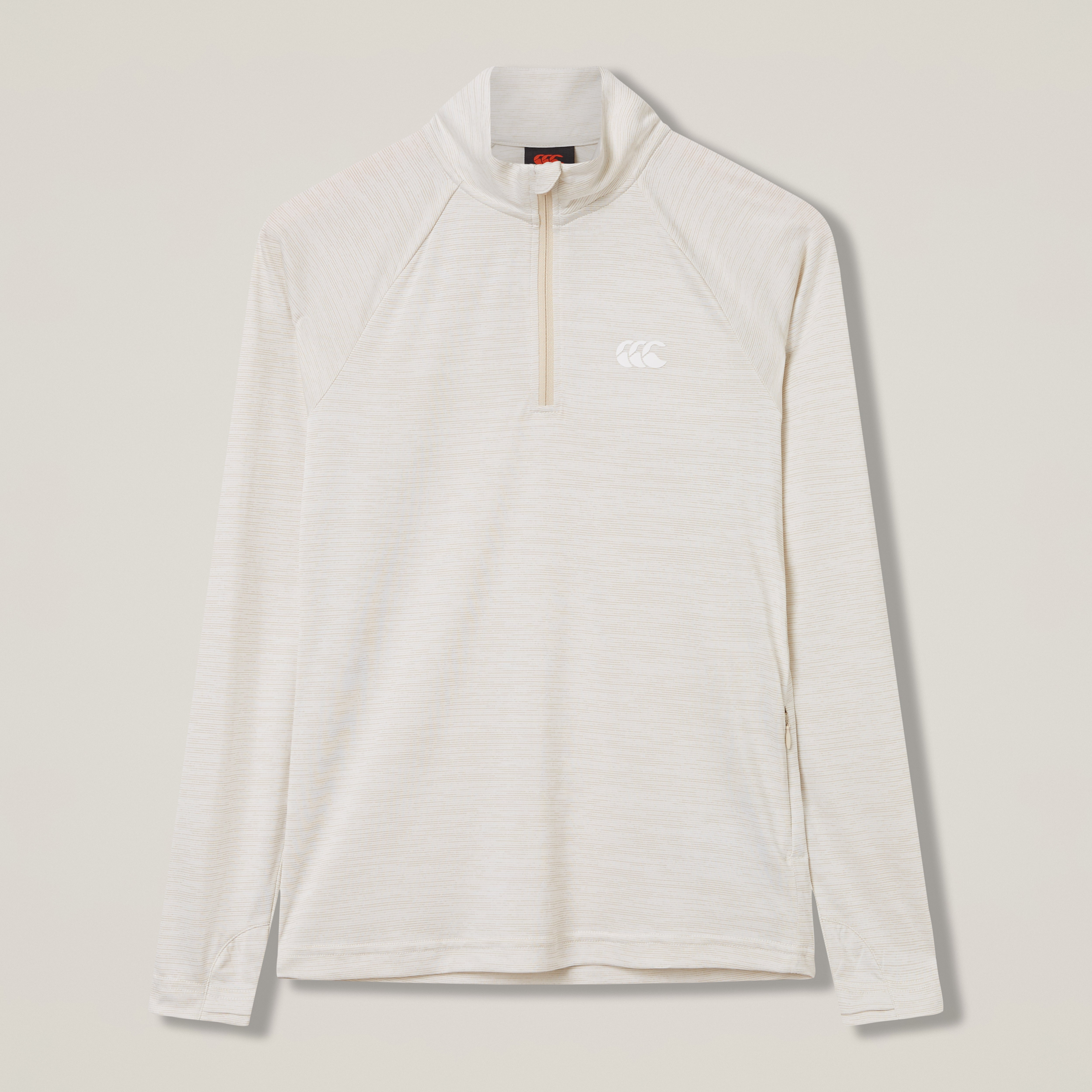 canterbury-tempo-1-4-zip-donna-felpa-rugby-grigia image 1