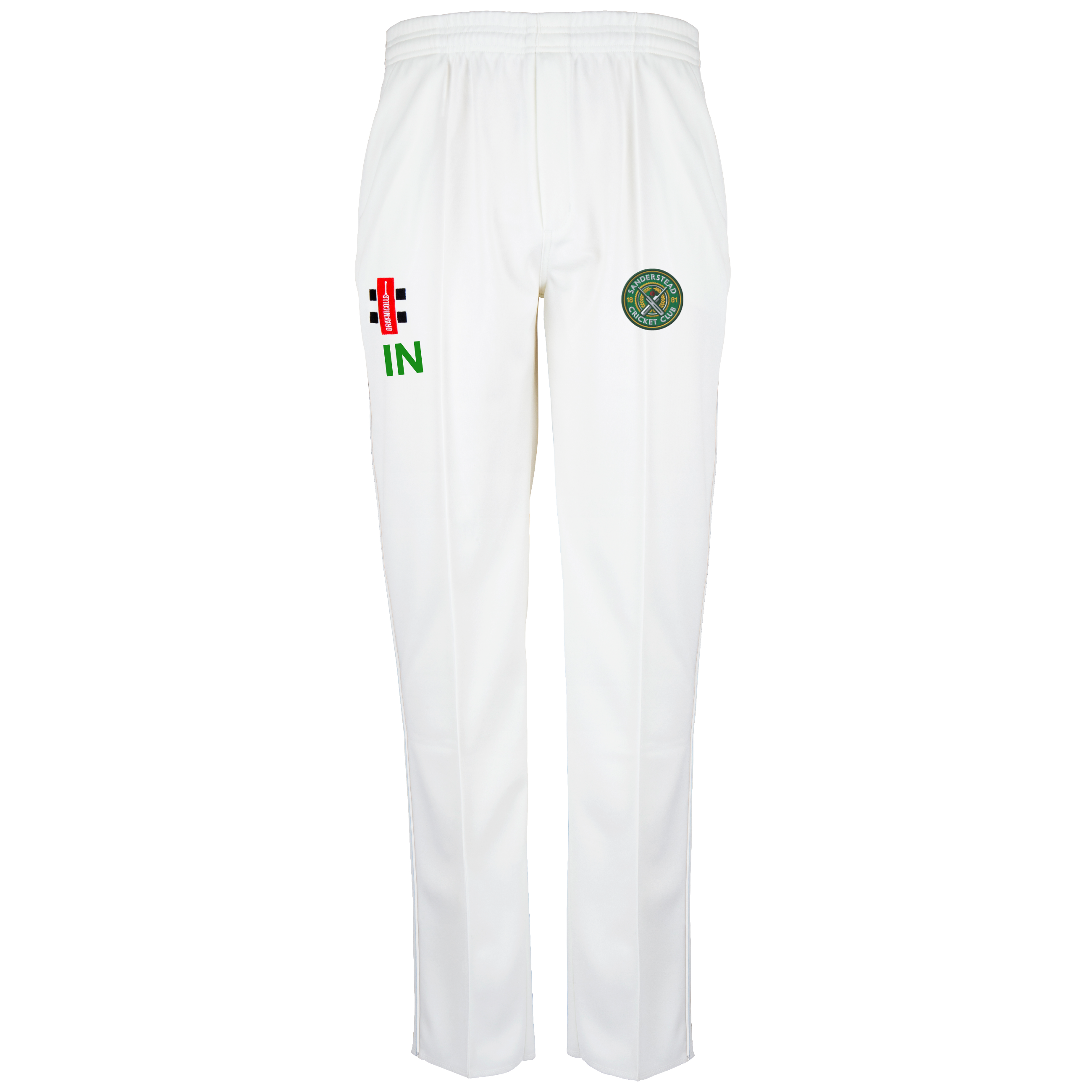 gray-nicolls-matrix-v2-pantaloni-cricket-senior-avorio-sanderstead-cc-ricamo image 1