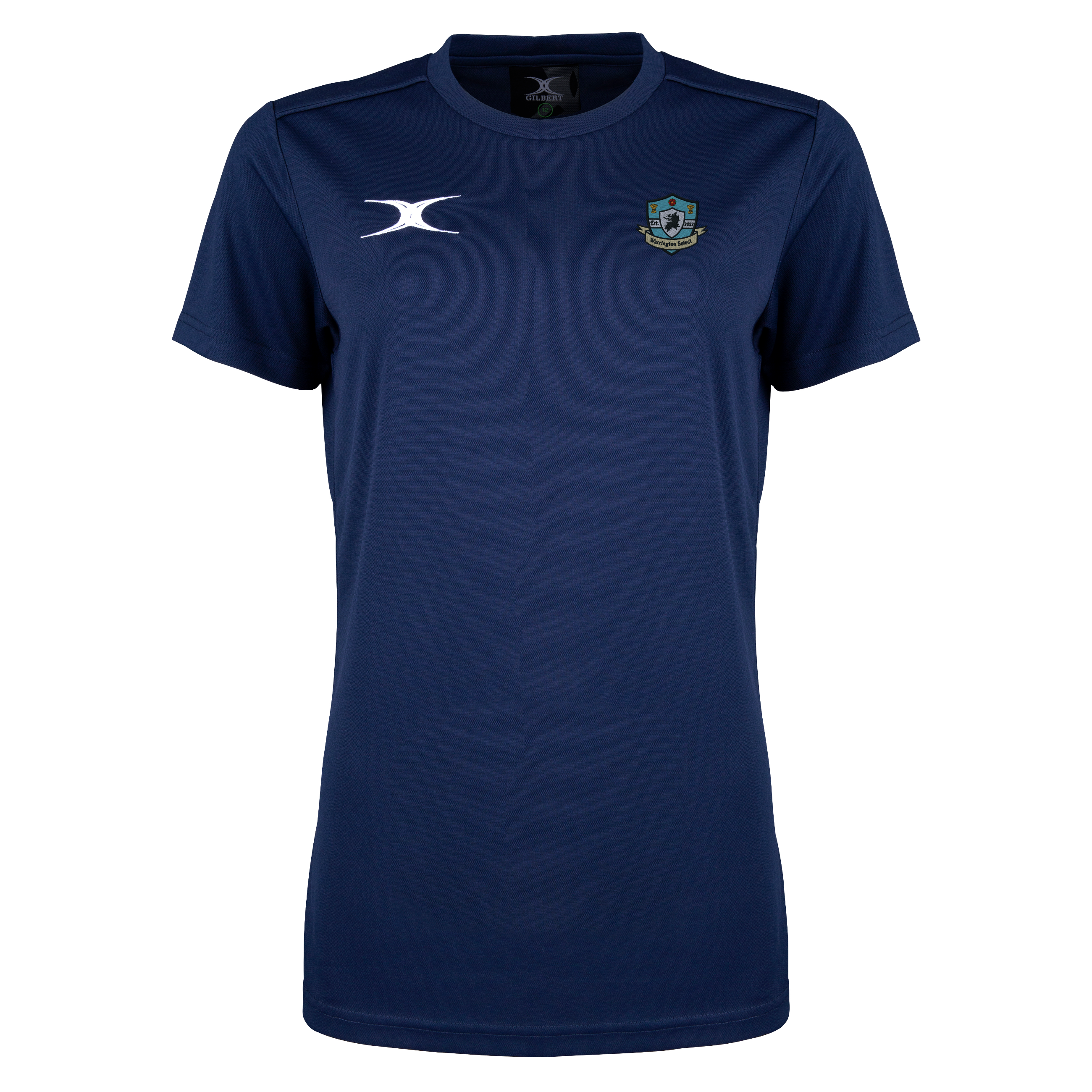 gilbert-rugby-warrington-select-rfc-t-shirt-photon-ii-senior-blu-navy-uomo image 1