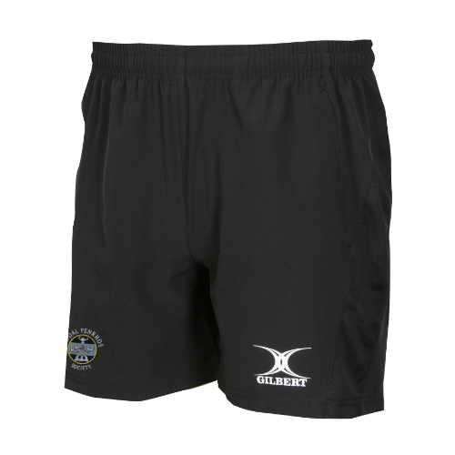 gilbert-rugby-rydal-penrhos-rfc-pantaloncini-leisure-junior-neri image 1