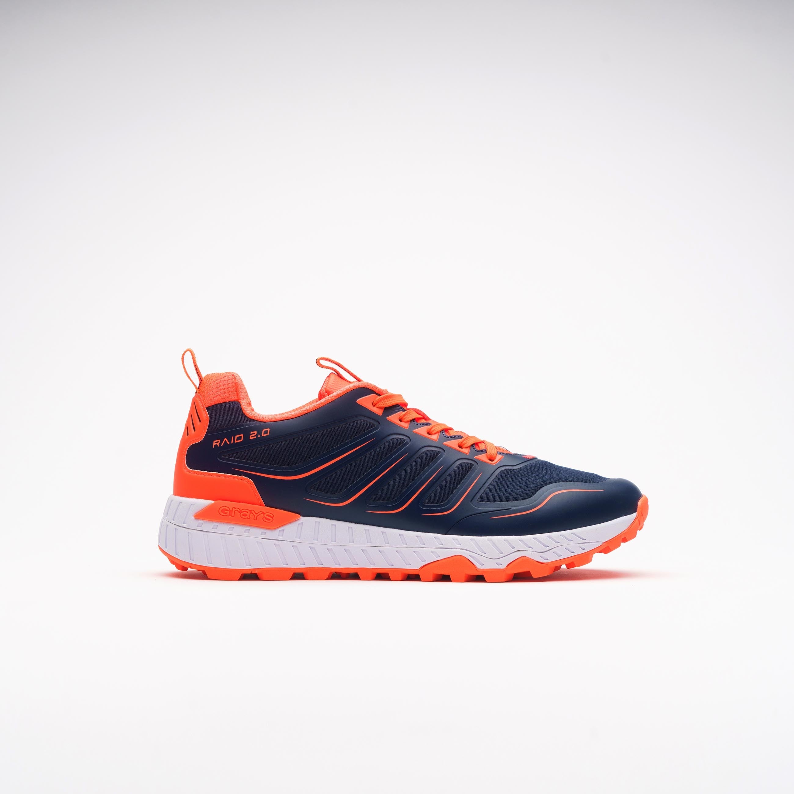 grays-raid-2-0-scarpe-hockey-junior-blu-navy-arancione image 3