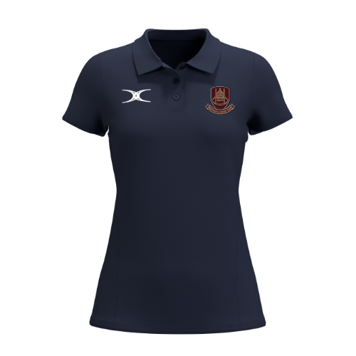 gilbert-rugby-southwell-rufc-atom-polo-s-s-donna-blu-navy image 1