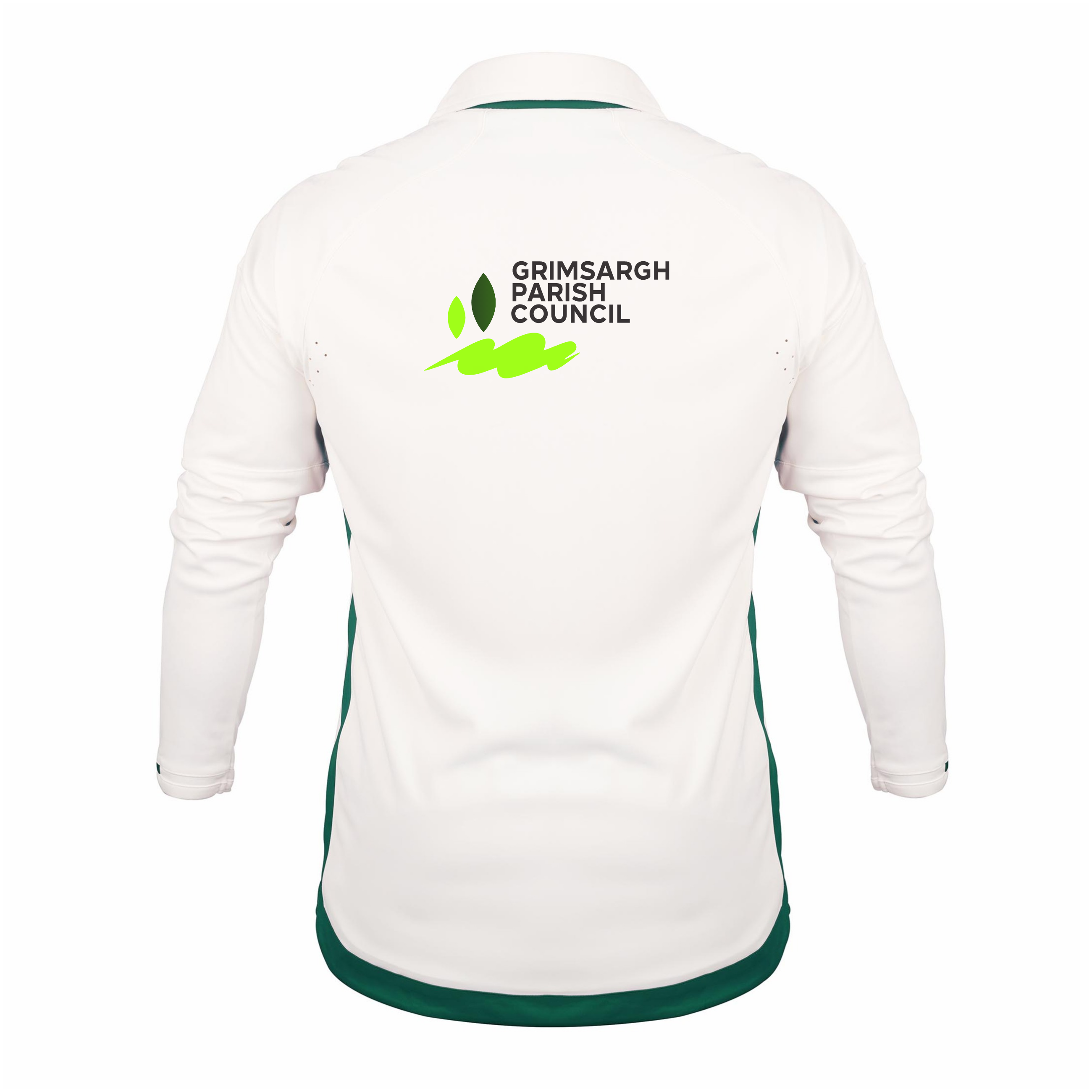 gray-nicolls-grimsargh-cc-pro-performance-v3-maglia-ml-senior-ivory-green image 2