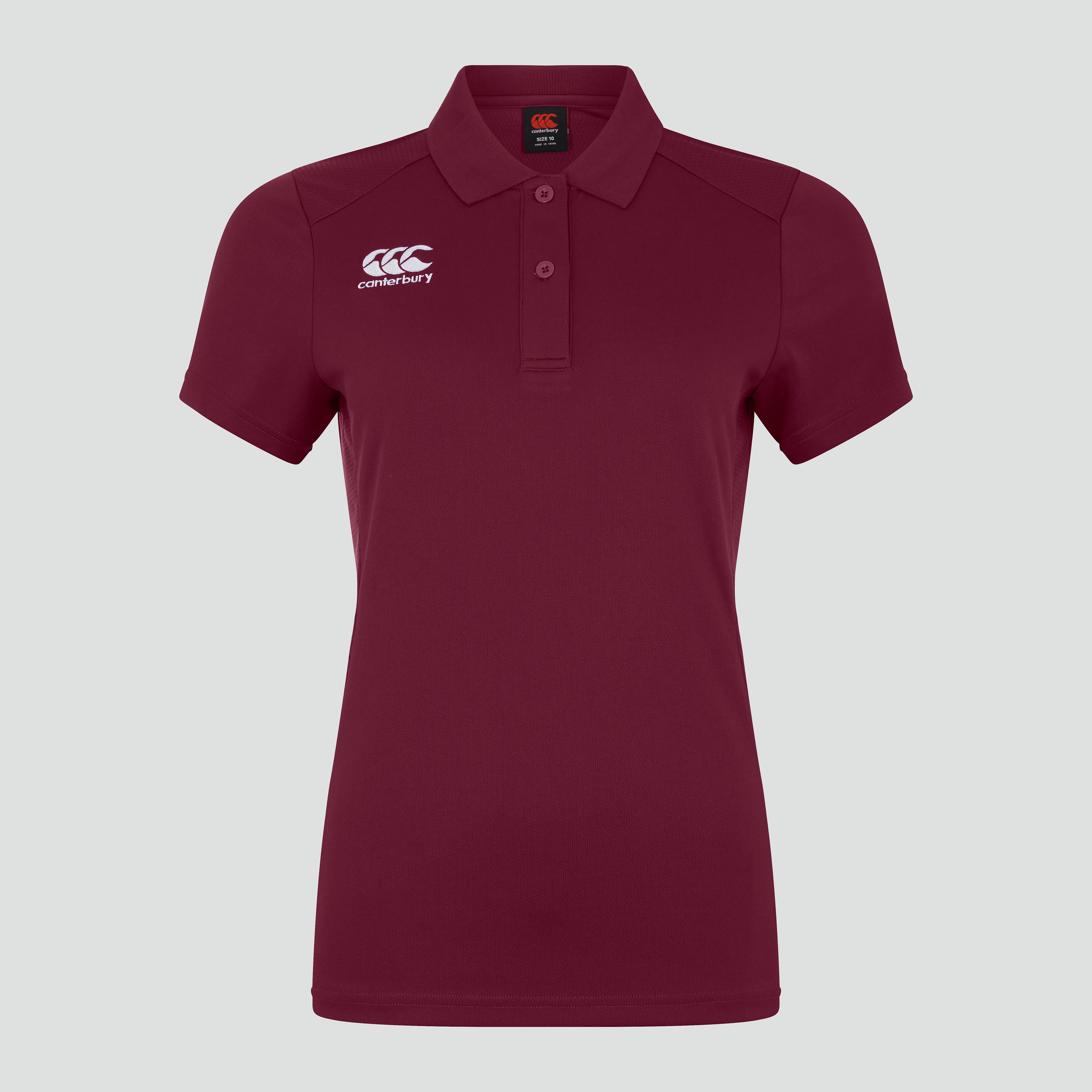 canterbury-club-dry-polo-donna-bordeaux image 3