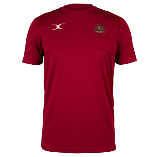 gilbert-rugby-newcastle-staffs-rufc-photon-t-shirt-uomo-adulto-bordeaux image 1