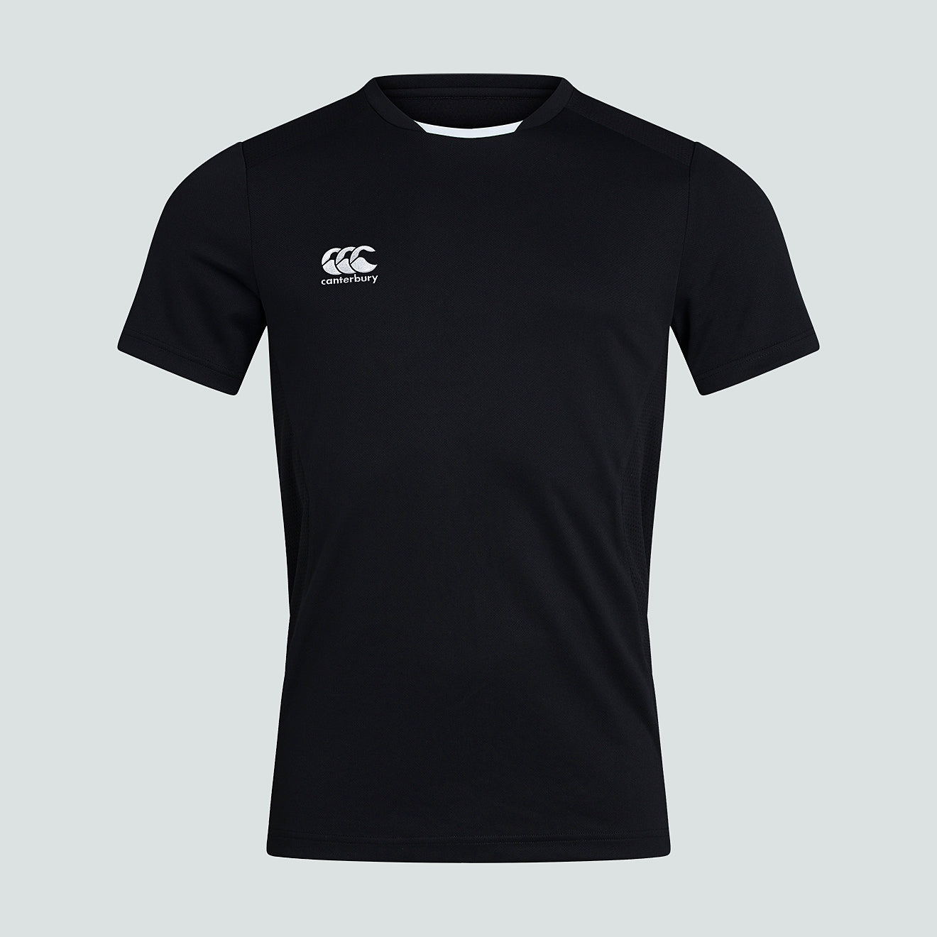 canterbury-mens-club-dry-tee-black-uomo-t-shirt-tecnica-rugby image 1