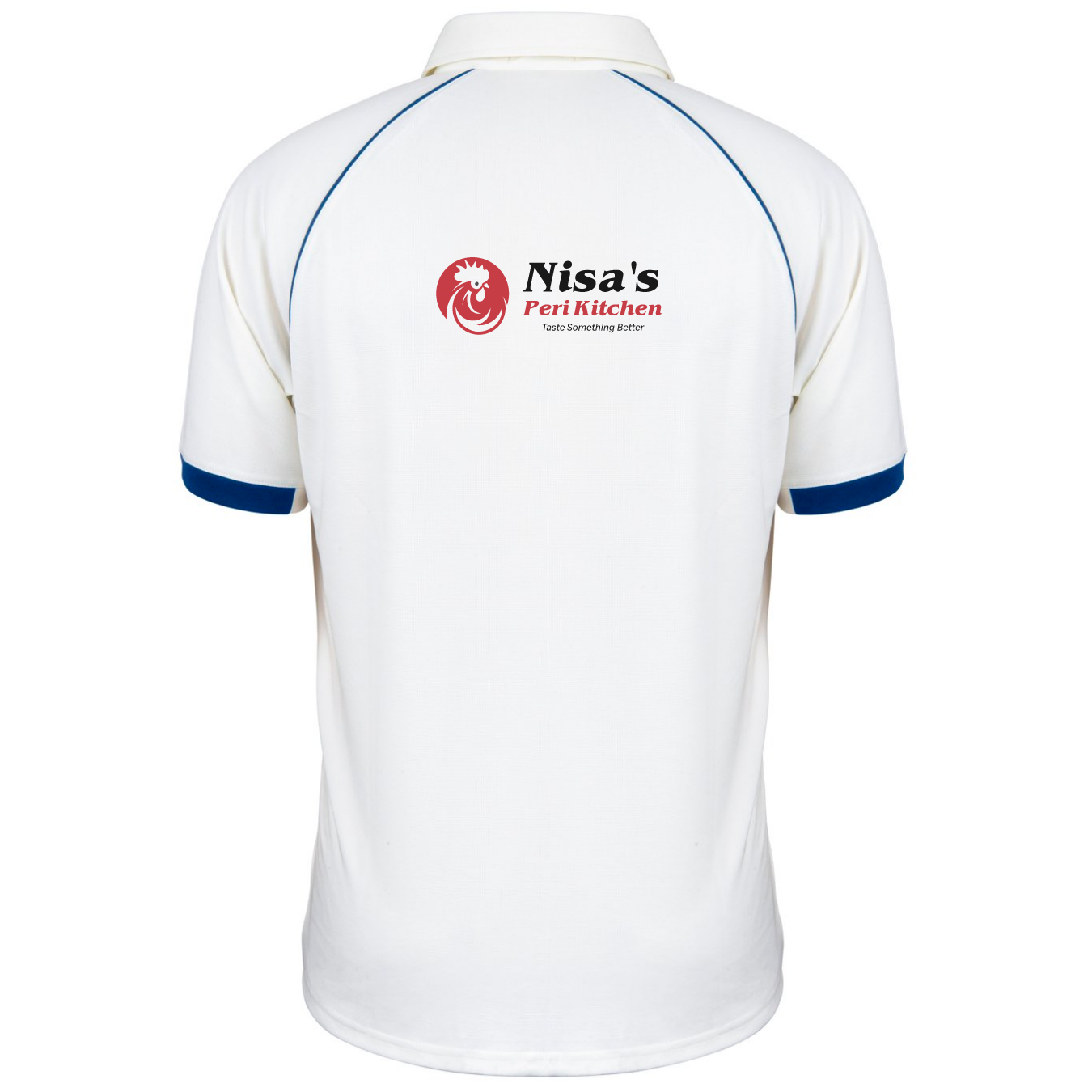 gray-nicolls-matrix-v2-shirt-s-s-junior-avorio-blu-navy-bury-cc-child image 2