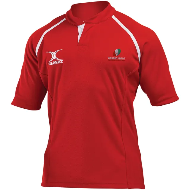 gilbert-rugby-wooden-spoon-junior-xact-ii-monochrome-shirt-rossa-bambino image 1