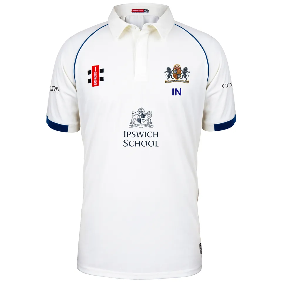 gray-nicolls-copdock-old-ipswichian-senior-matrix-v2-s-s-shirt-ivory-navy-maglia image 1