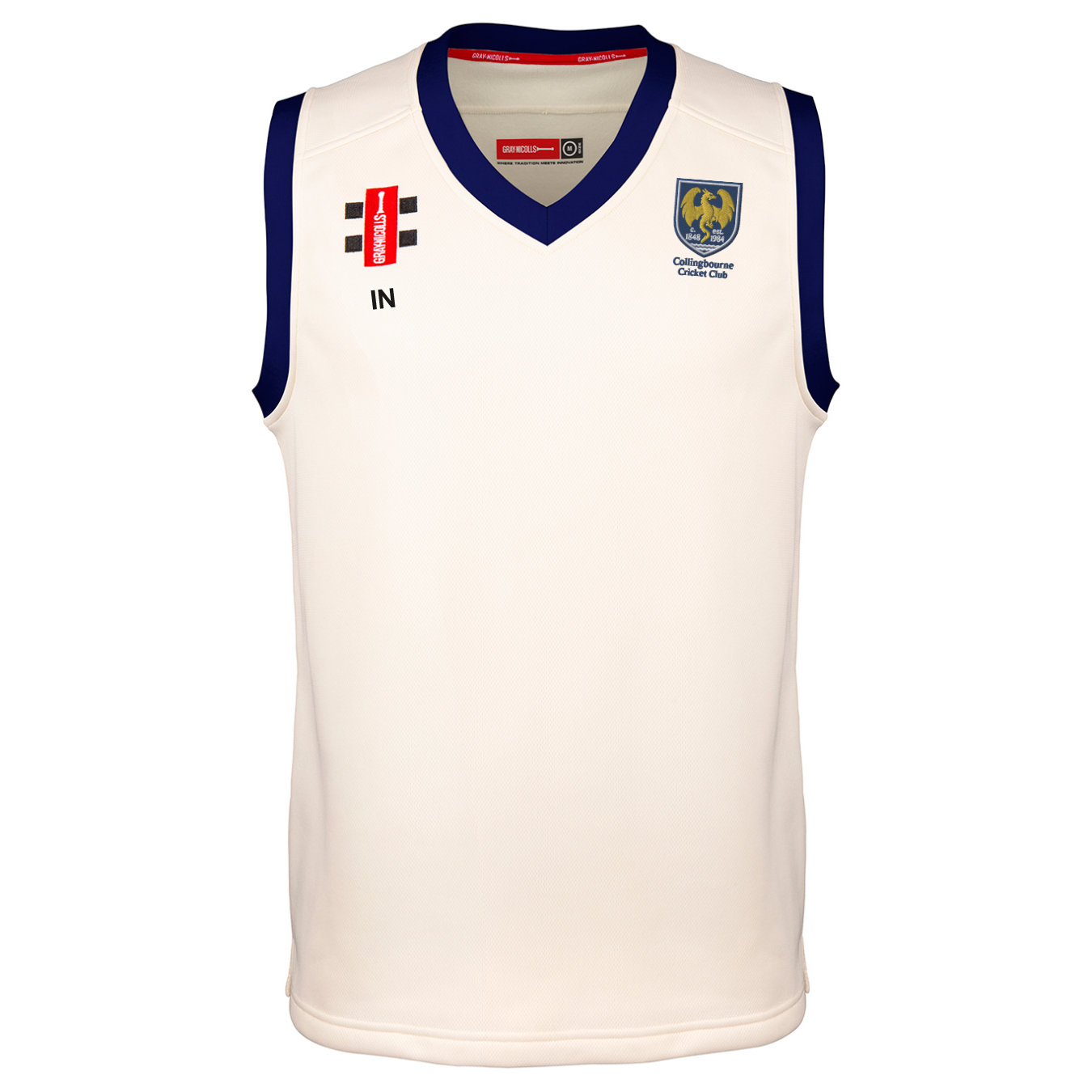gray-nicolls-pro-performance-slipover-match-junior-avorio-navy image 1