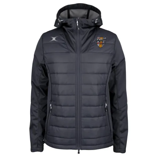 gilbert-rugby-brasenose-college-pro-active-giacca-full-zip-nero-senior image 1