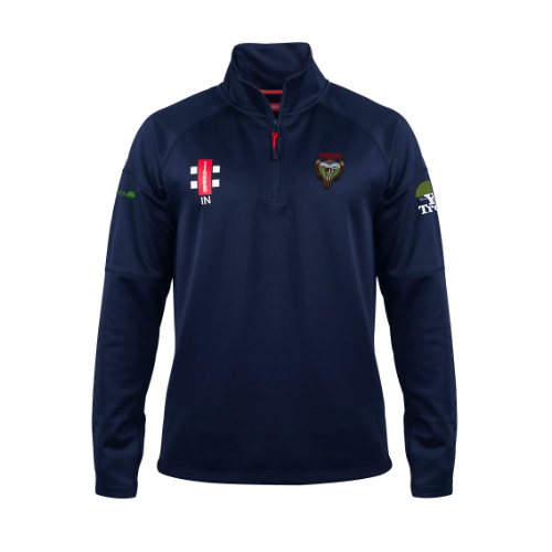 gray-nicolls-moccas-cc-senior-pro-thermo-fleece-navy-pile-1-4-zip image 1