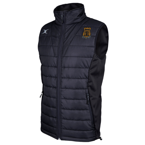gilbert-rugby-amesbury-rfc-adult-pro-body-warmer-smantellato-nero image 1