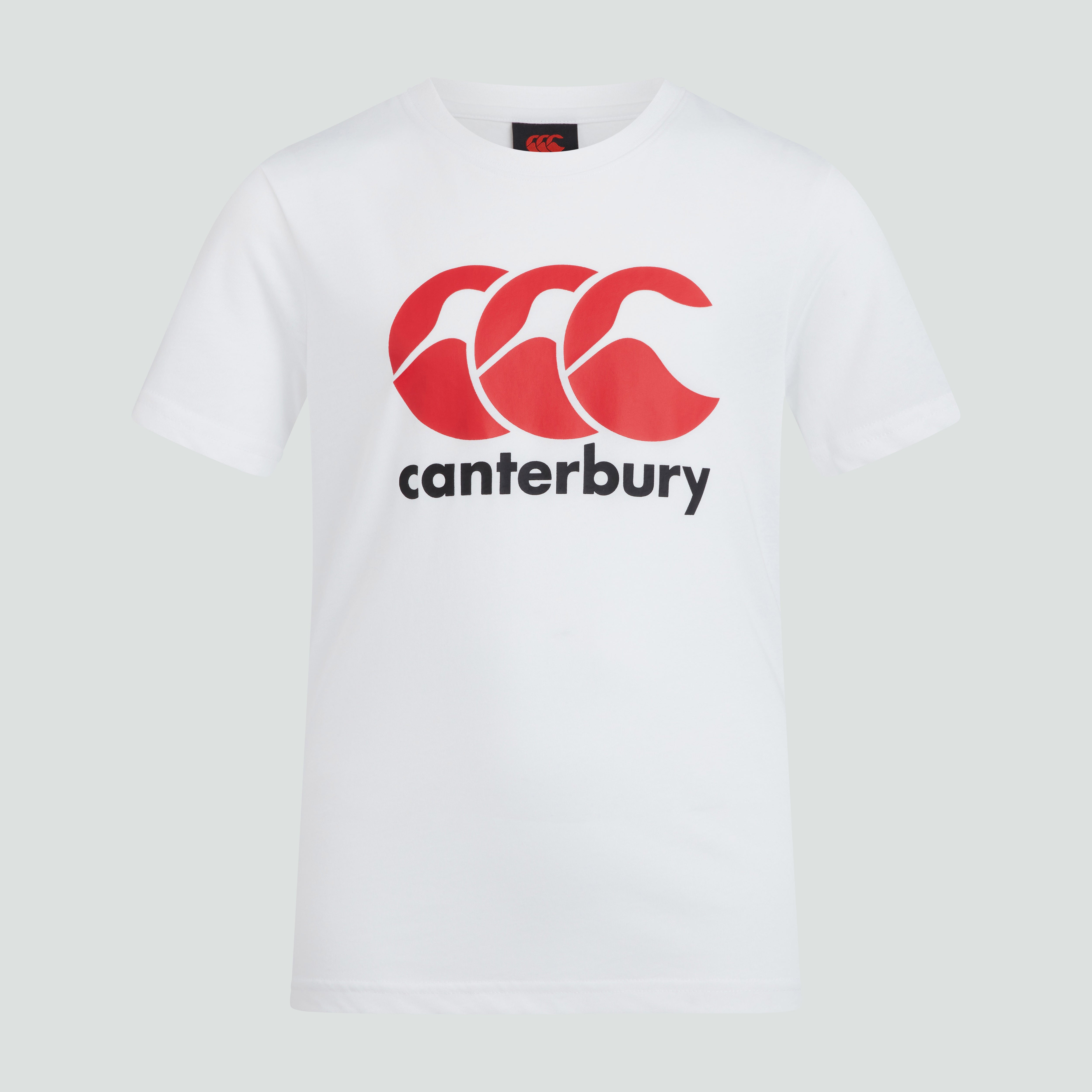 canterbury-junior-unisex-ccc-logo-t-shirt-bianco image 1