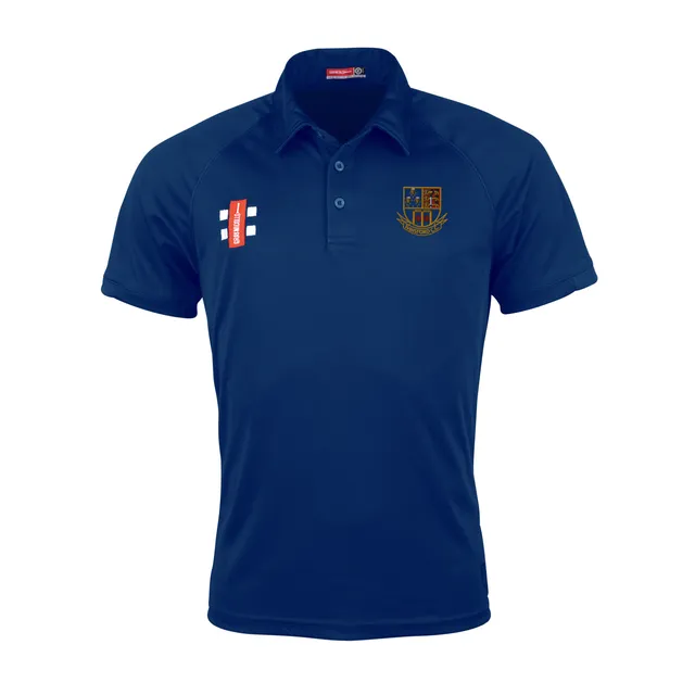 gray-nicolls-winsford-cc-junior-polo-manica-corta-matrix-v2-navy image 1