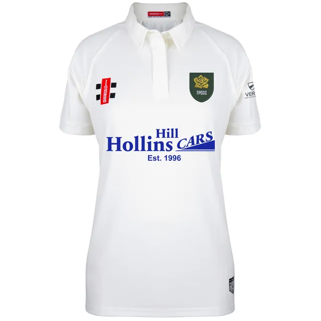 gray-nicolls-matrix-v2-maglia-cricket-s-s-donna-tong-park-esholt-cc-ivory image 1