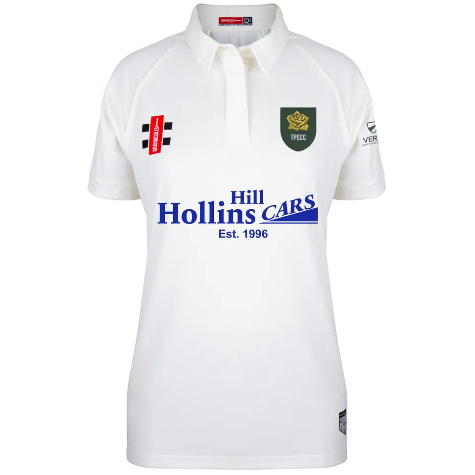 gray-nicolls-matrix-v2-maglia-cricket-s-s-donna-tong-park-esholt-cc-ivory image 1