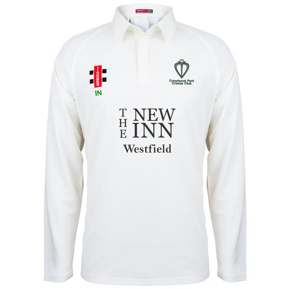 gray-nicolls-matrix-v2-maglia-cricket-manica-lunga-junior-crowhurst-park-cc-avor image 1