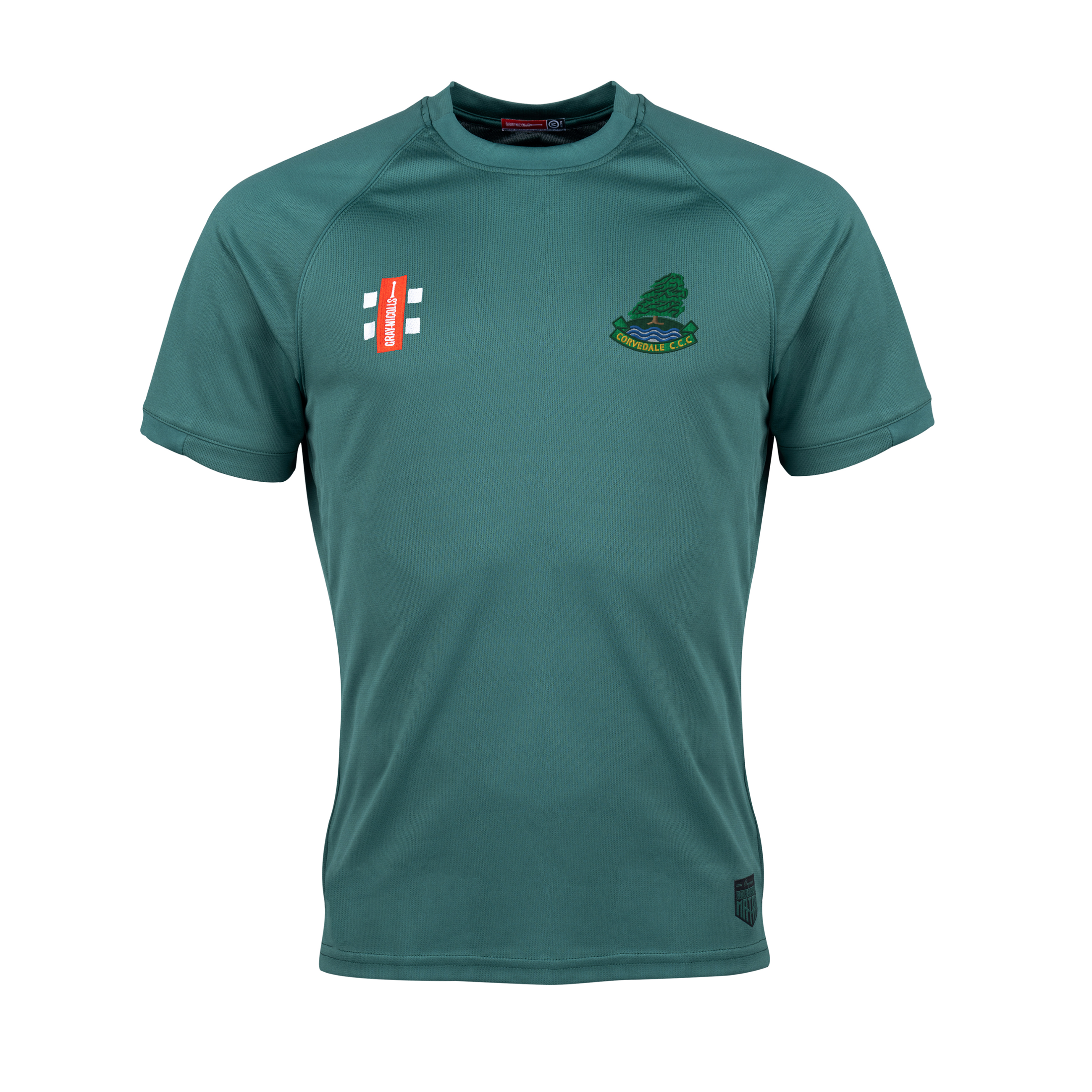 gray-nicolls-corvedale-cc-senior-maglietta-matrix-v2-manica-corta-verde image 1