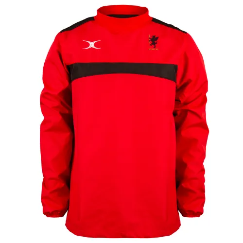 gilbert-rugby-wyvern-rfc-photon-giacca-warm-up-uomo-rosso-nero image 1