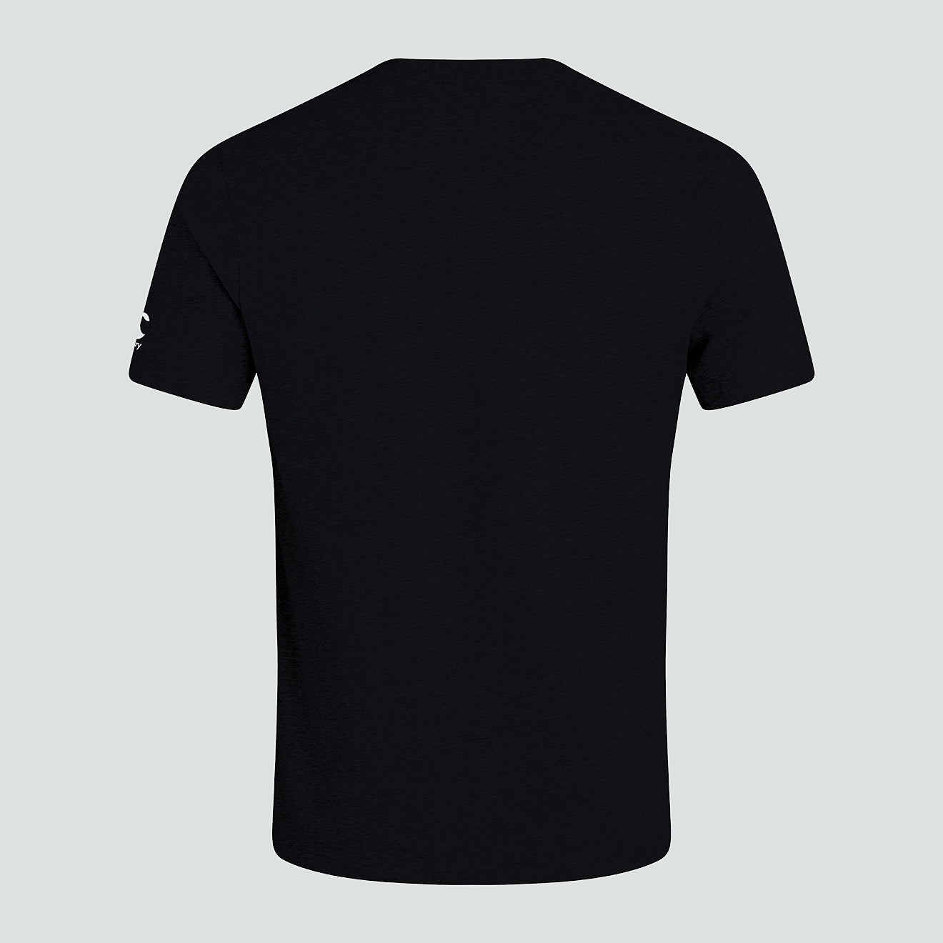 canterbury-club-plain-tee-t-shirt-uomo-nera-personalizzabile image 6