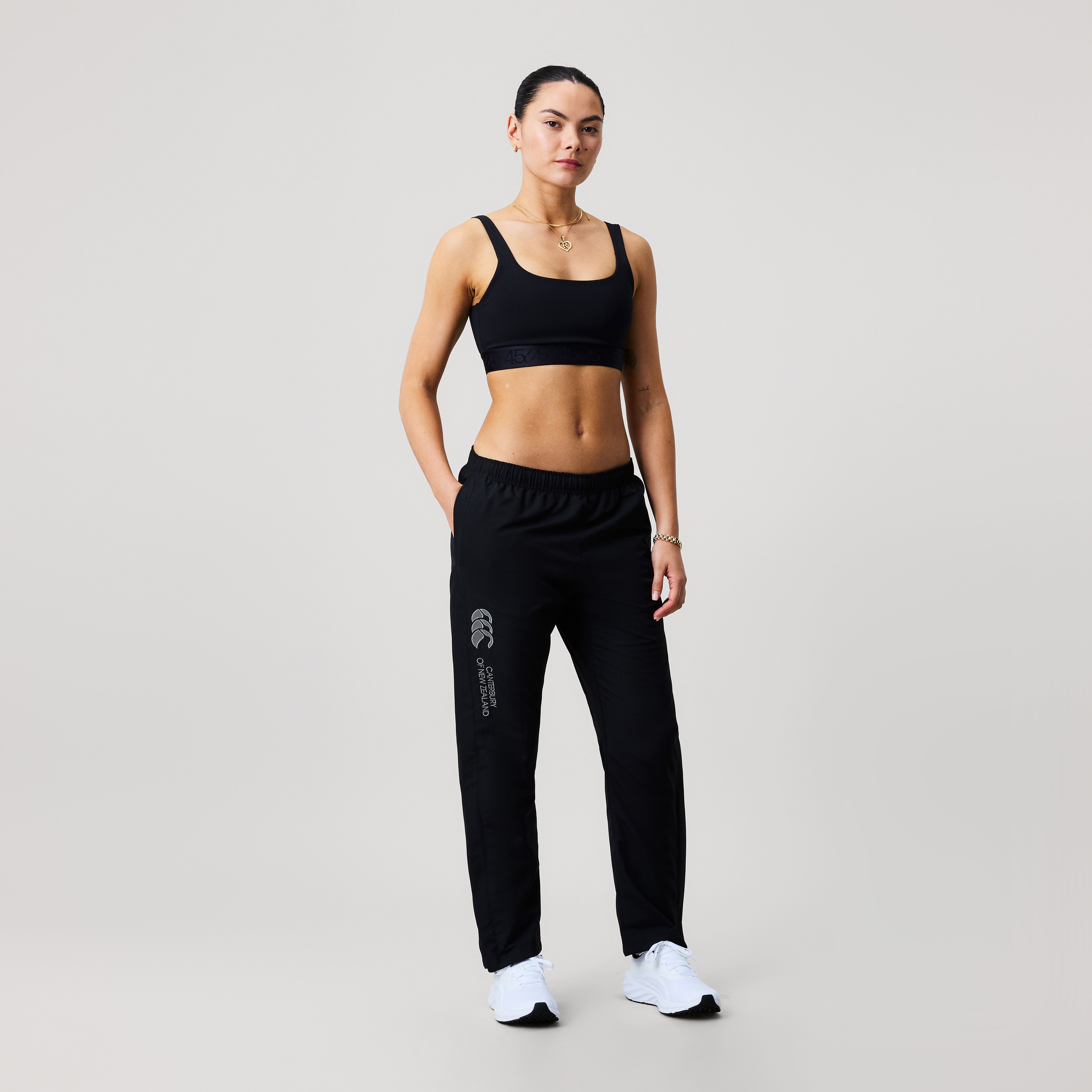 canterbury-open-hem-stadium-pants-donna-nero image 1