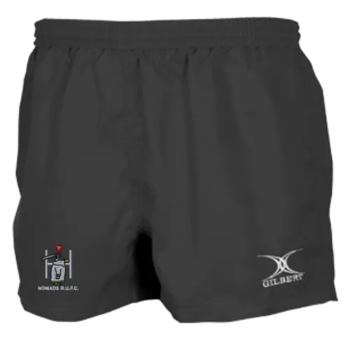 gilbert-rugby-southern-nomads-rufc-saracen-v3-pantaloncini-match-junior-neri image 1
