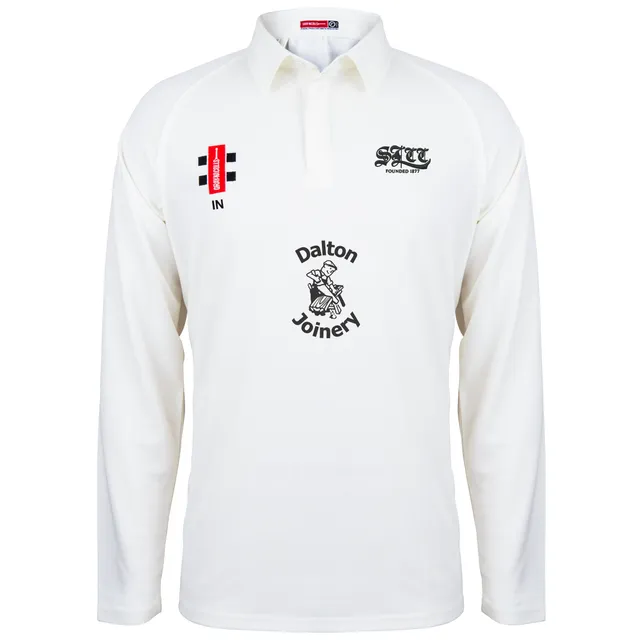 gray-nicolls-st-lawrence-junior-maglia-cricket-matrix-v2-manica-lunga-avorio image 1