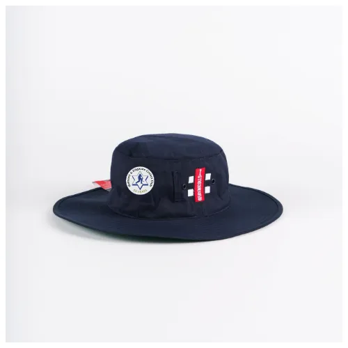 gray-nicolls-belmont-edgware-cc-senior-sun-hat-dark-navy image 1