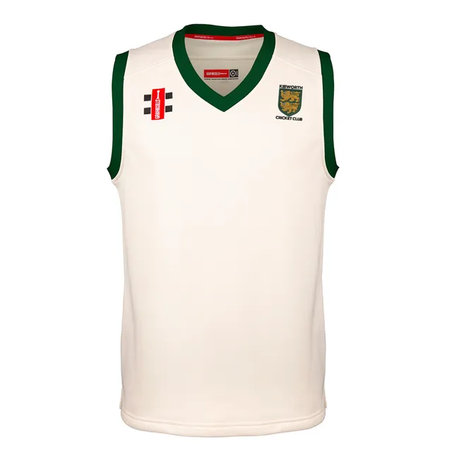 gray-nicolls-kibworth-cc-pro-performance-match-slipover-bambino-avorio-verde image 1