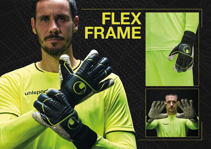 uhlsport-supergrip-flex-frame-carbon-guanti-portiere-calcio-giovani-e-bambini image 8