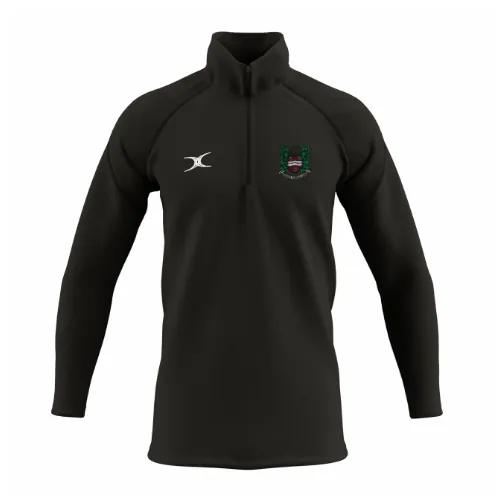gilbert-rugby-whitby-rfc-senior-gts-pile-1-4-zip-nero image 1
